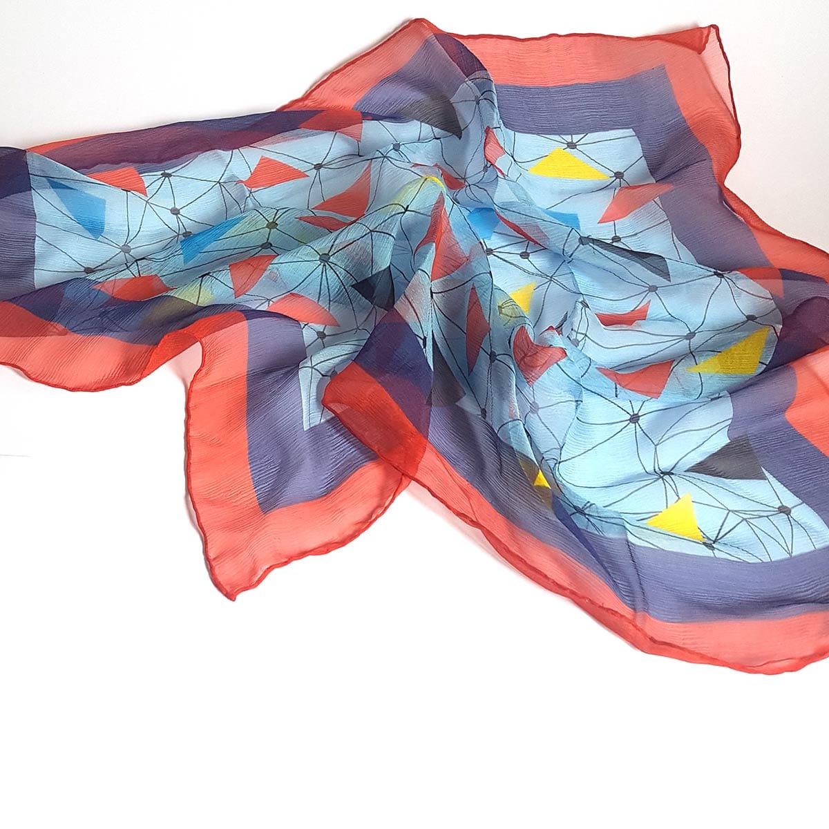 Pañuelo ligero para verano de chifon deseda