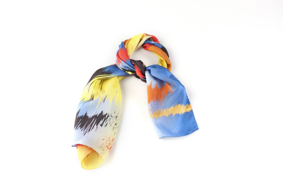 SUNSENT FOULARD IN YELLOW