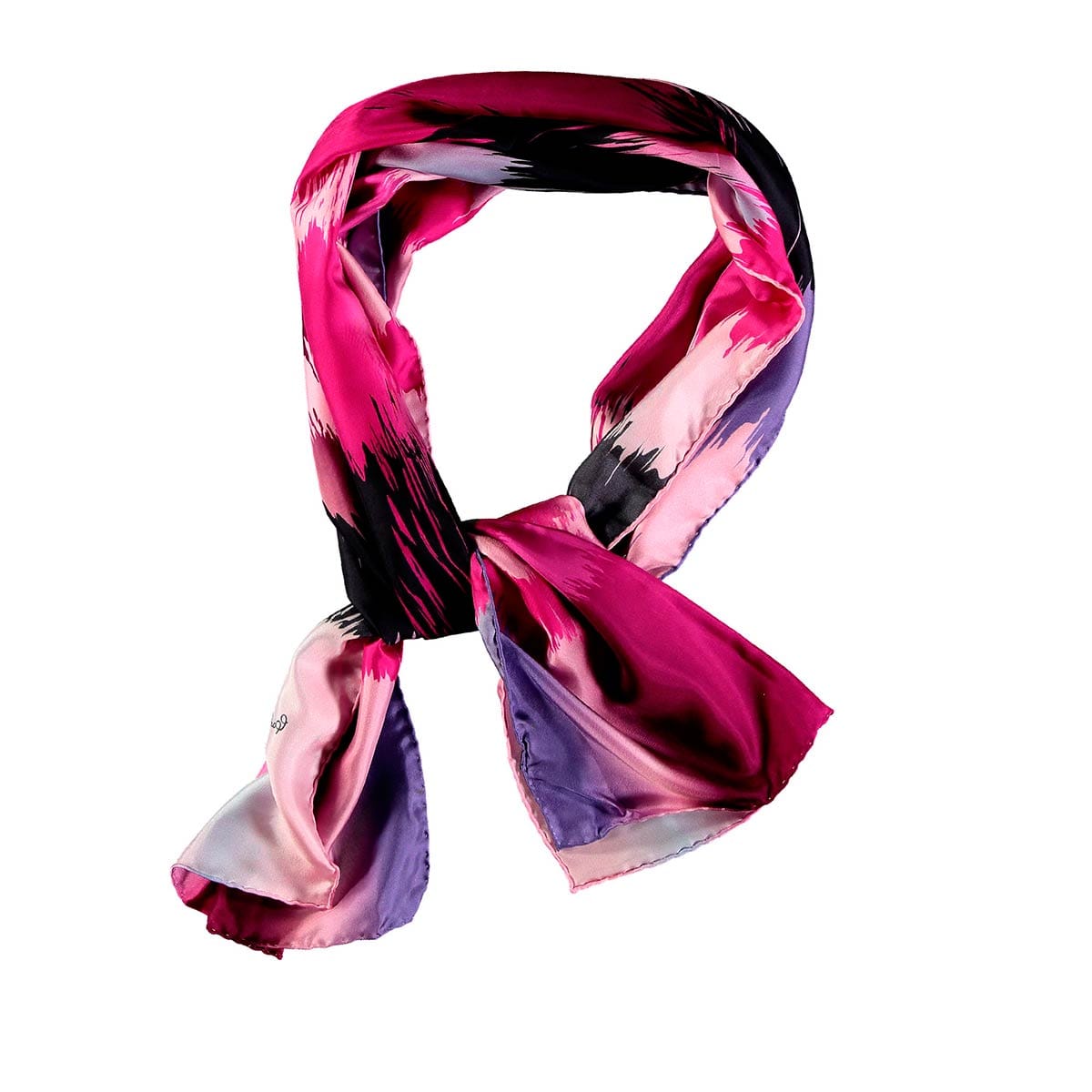 Fular anudado con estilo