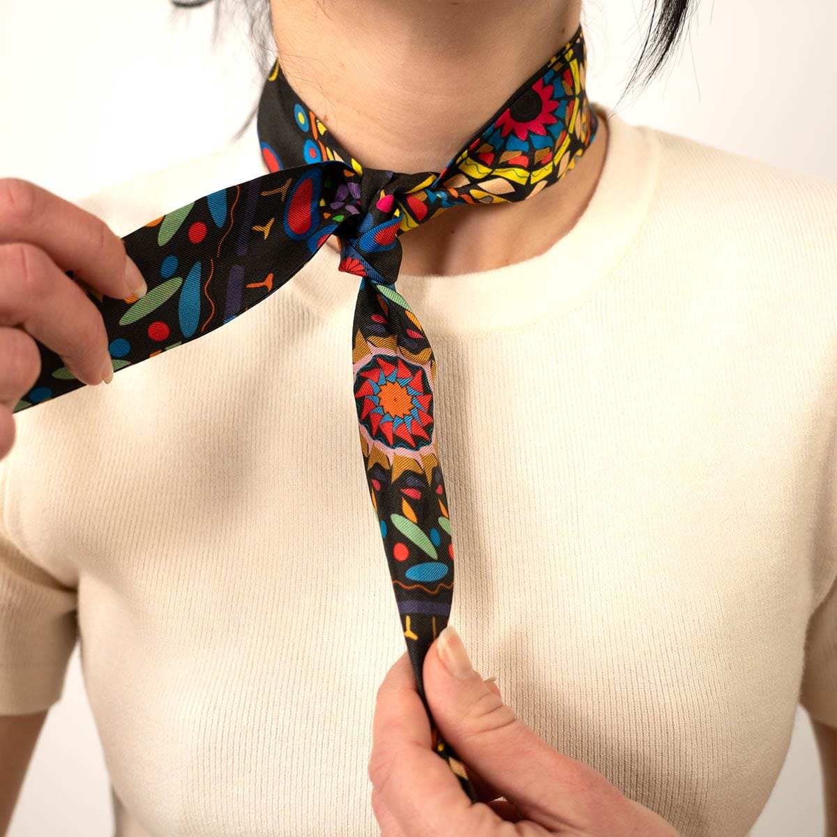 Twilly de seda diseño exclusivo para personalizar look