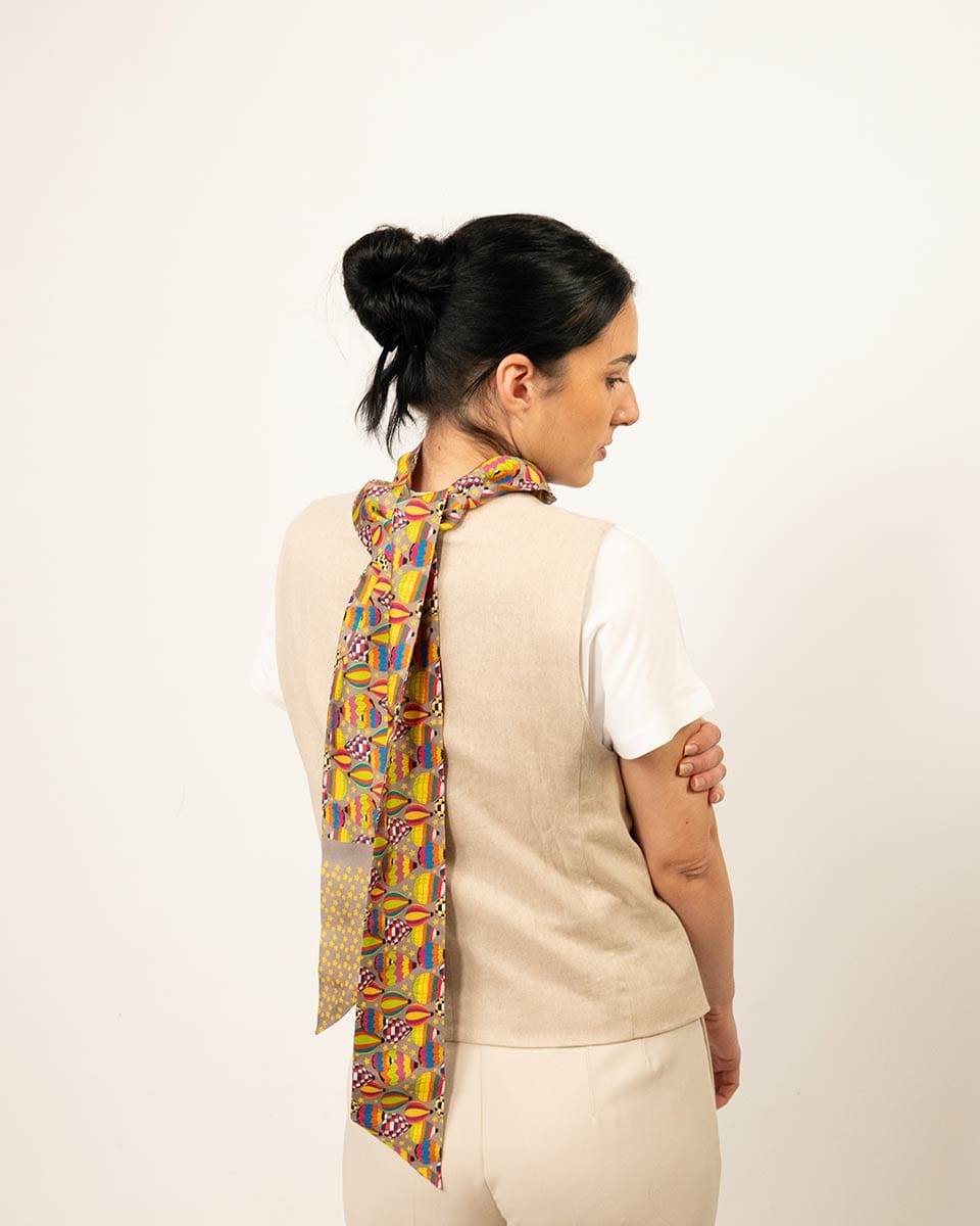 Pañuelo Twilly seda brillo natural lujo asequible