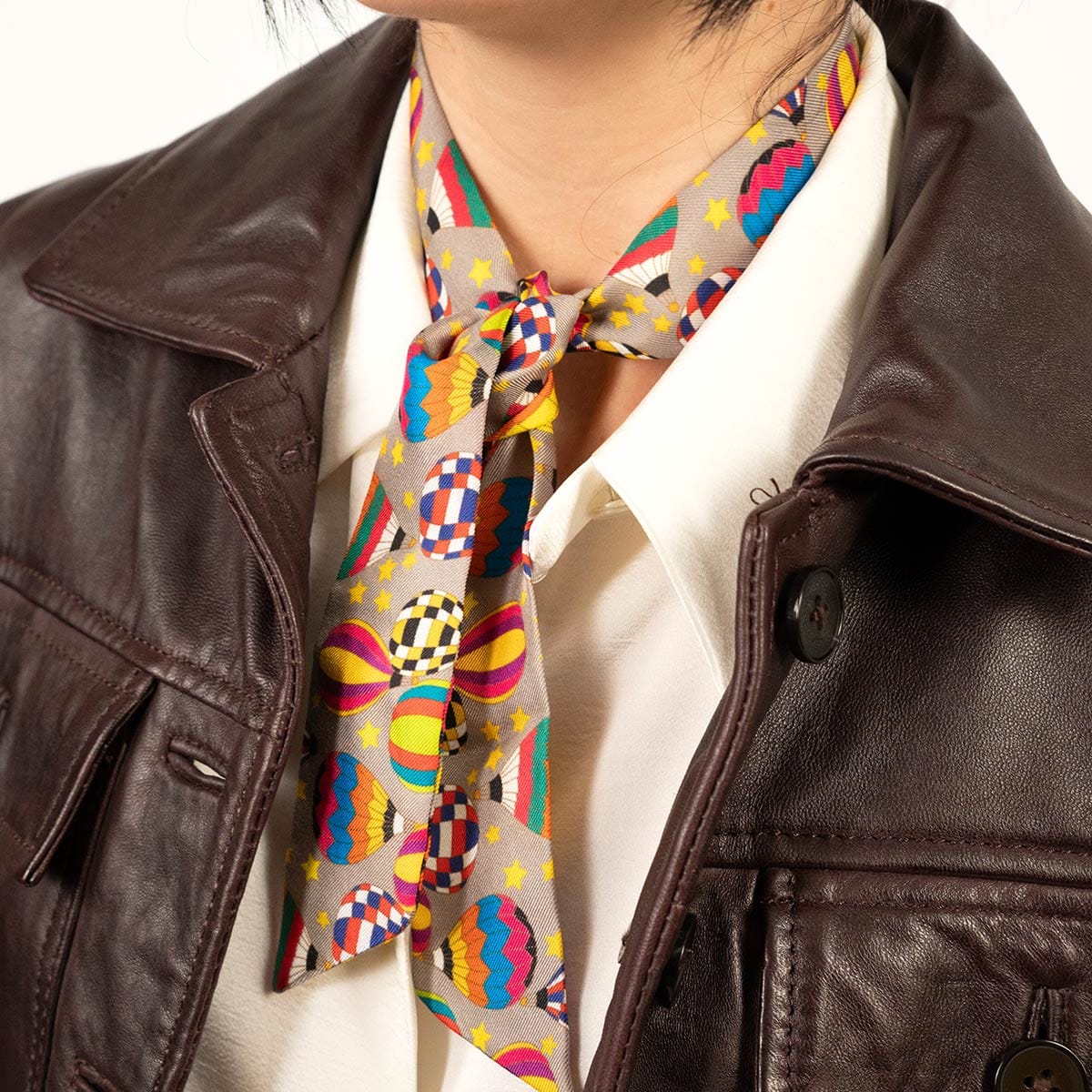 Twilly de seda para mujer ideal para regalo especial