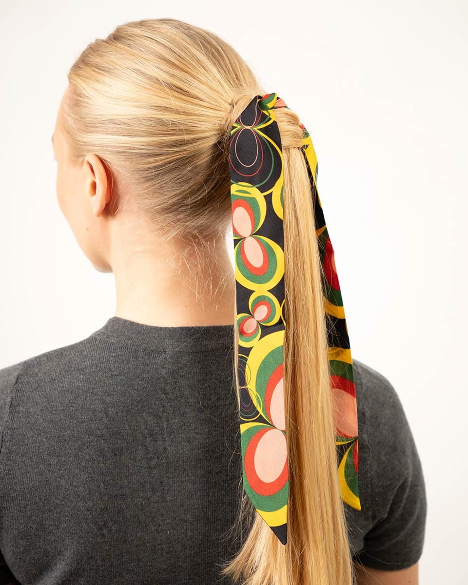 Cinta de seda decorativa para pelo